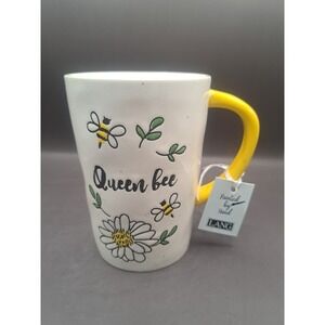 Bumblebee Honey Queen Bee Handpainted Coffee Mug Cup Lang Design Handled